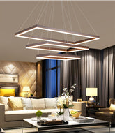 HEIKESZ Modern LED Chandelier Creative Art Lighting for Living Room Bedroom Office Study Nordic Style Ceiling Light